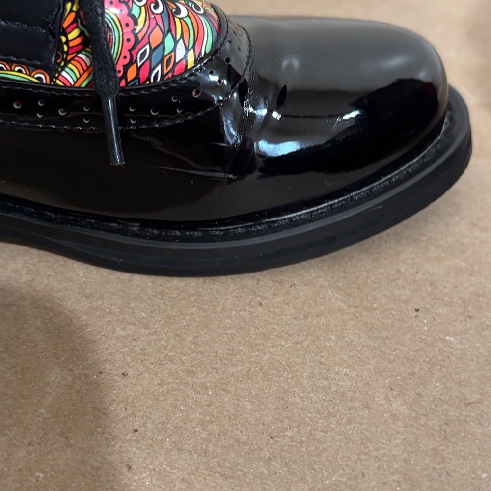 Colorful Paisley Women's Boots size 6 - Picture 11 of 13